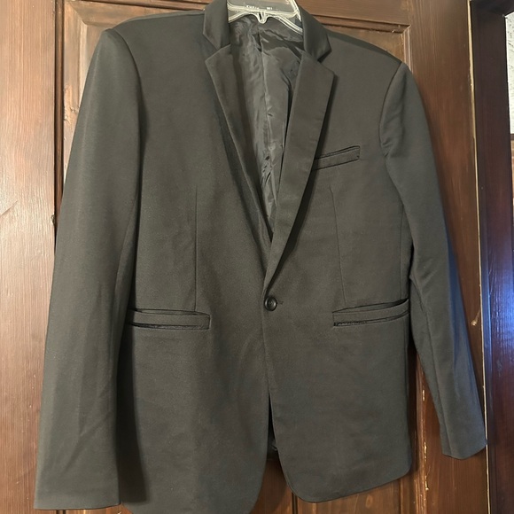 SHEIN Black Sport Coat Modern Regular Fit - Picture 5 of 11